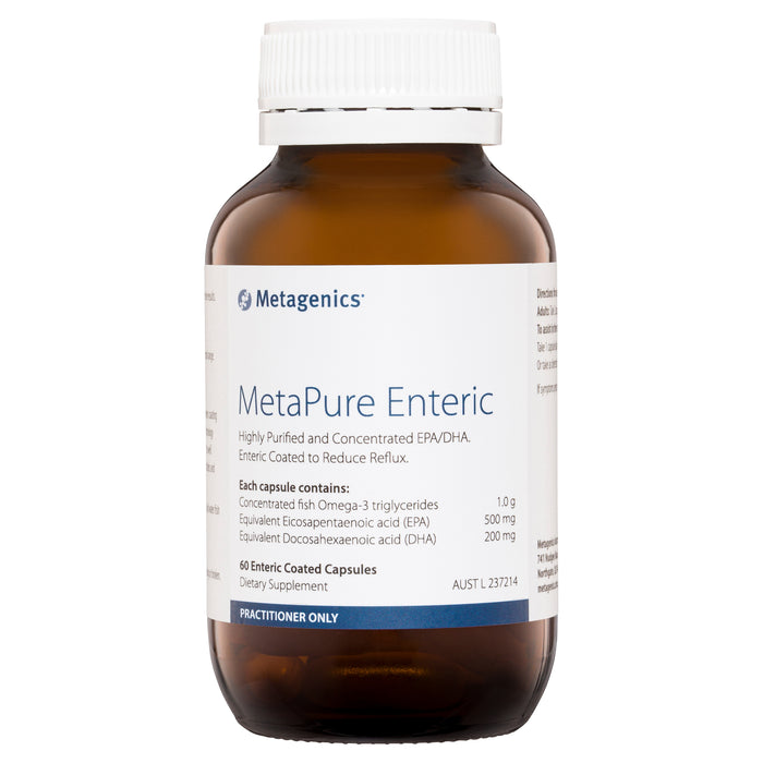 Metagenics MetaPure Enteric 60 caps Fish Oil Omega-3