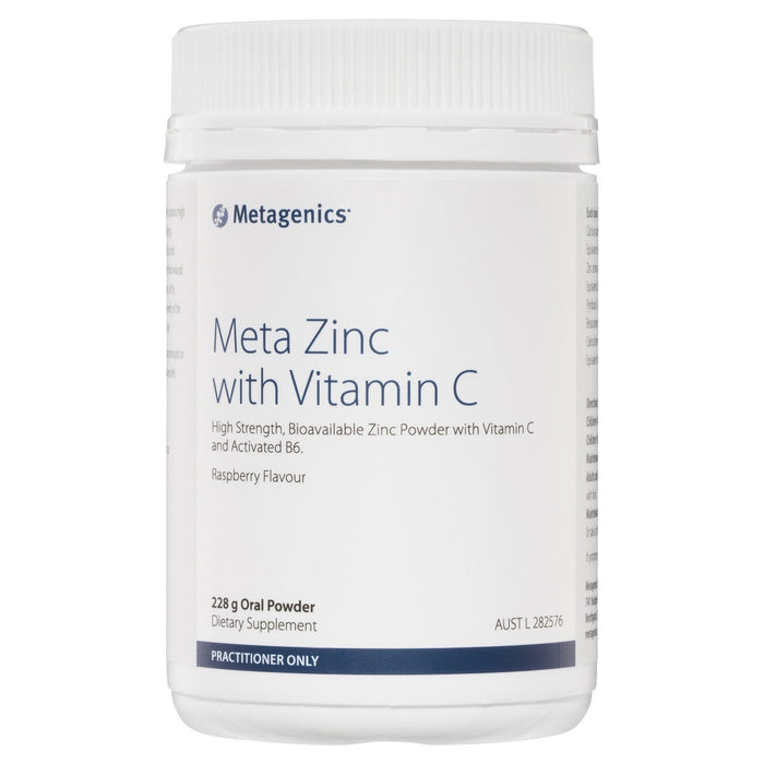 Metagenics Meta Zinc with Vitamin C Raspberry 228g