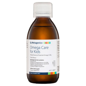 Metagenics Omega Care For Kids 200ml 10% off RRP | HealthMasters Metagenics