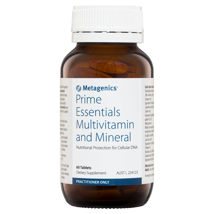 Metagenics Prime Essentials Multivitamin and Mineral 60 tablets