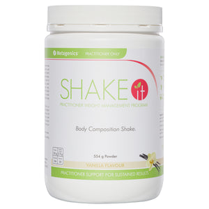 Metagenics Shake It Body Composition Shake Powder Vanilla 554g-1