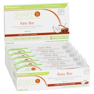 Metagenics Shake It Keto Bar Cherry Coconut 10% off RRP | HealthMasters Metagenics