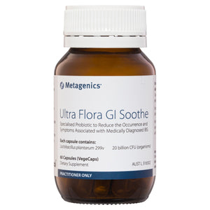 Metagenics Ultra Flora GI Soothe 60 Caps 10% off RRP | HealthMasters Metagenics
