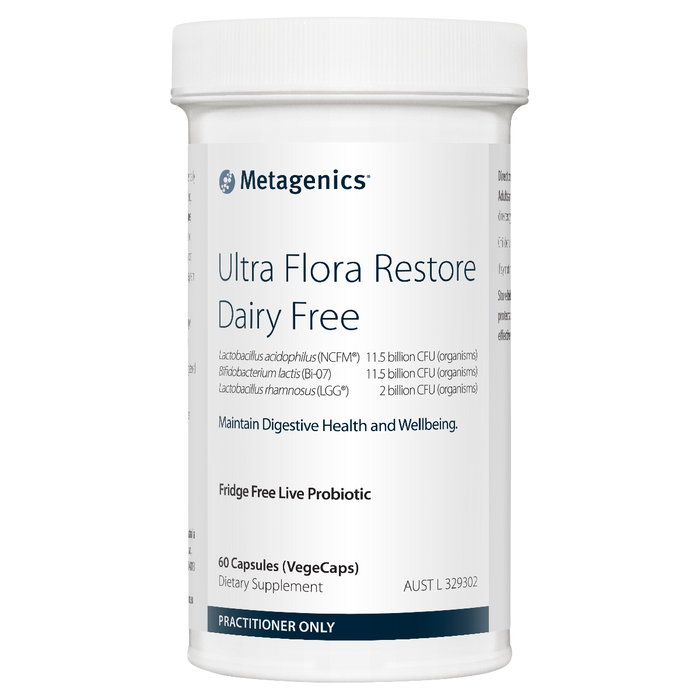 Metagenics Ultra Flora Restore Dairy Free 60 capsules