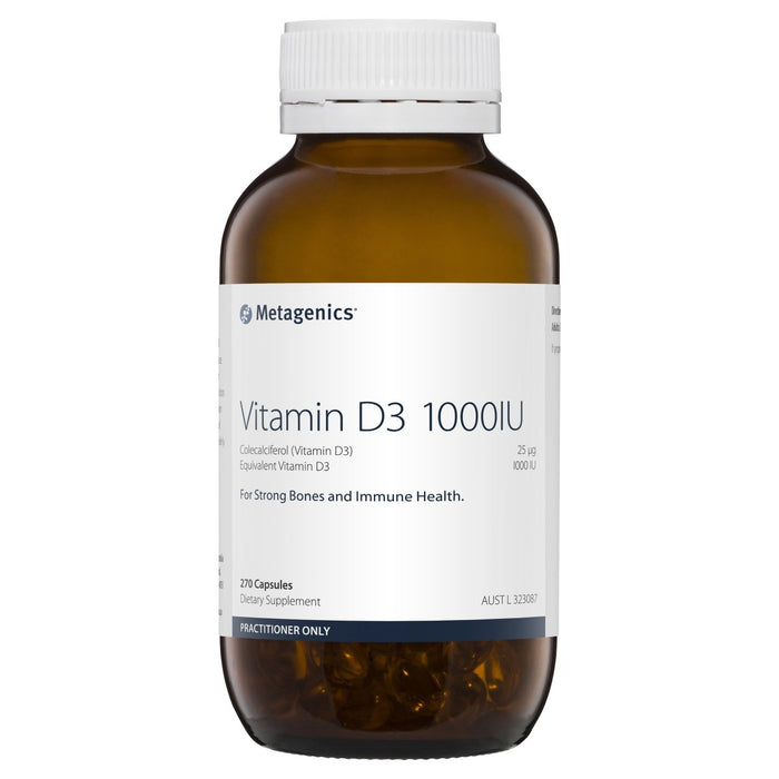 Metagenics Vitamin D3 1000IU 270 caps