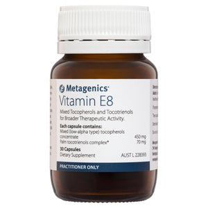 Metagenics Vitamin E8 30 Cap 10% off RRP | HealthMasters Metagenics