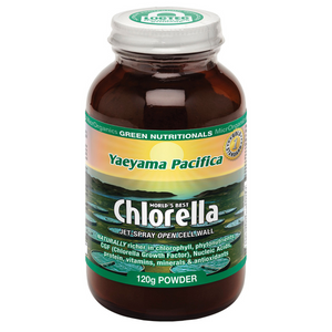 MicrOrganics Green Nutritionals Yaeyama Pacific Chlorella 120g 10% off RRP at HealthMasters MicrOrganics