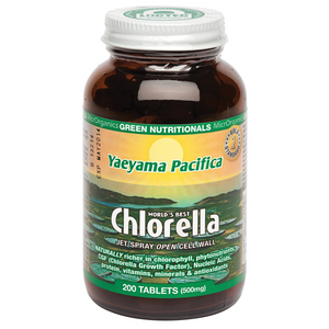 MicrOrganics Green Nutritionals Yaeyama Pacifica Chlorella 200tabs 10% off RRP at HealthMasters MicrOrganics