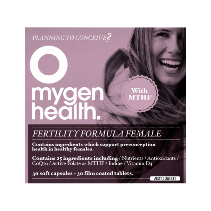 Mygen Health Fertility Formula Female