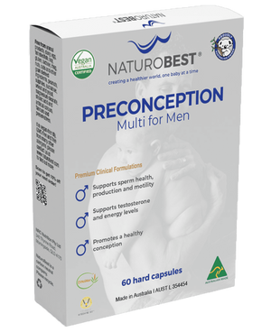 NaturoBest Preconception Multi For Men 20% off RRP at HealthMasters NaturoBest