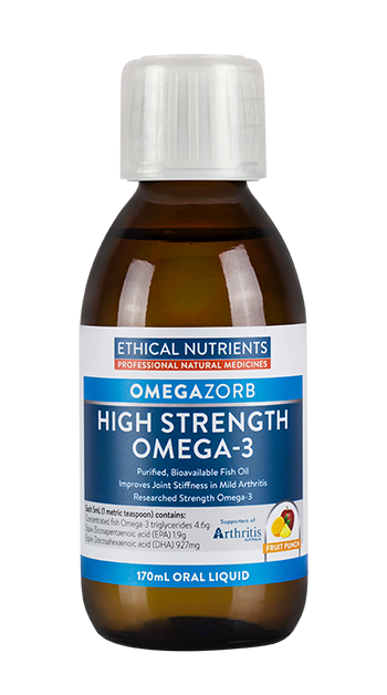 Ethical Nutrients OMEGAZORB High Strength Omega-3 Liquid Fruit Punch 170mL