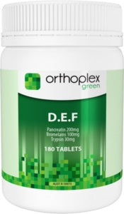 ORTHOPLEX D.E.F. 180 tabs 10% off RRP | HealthMasters