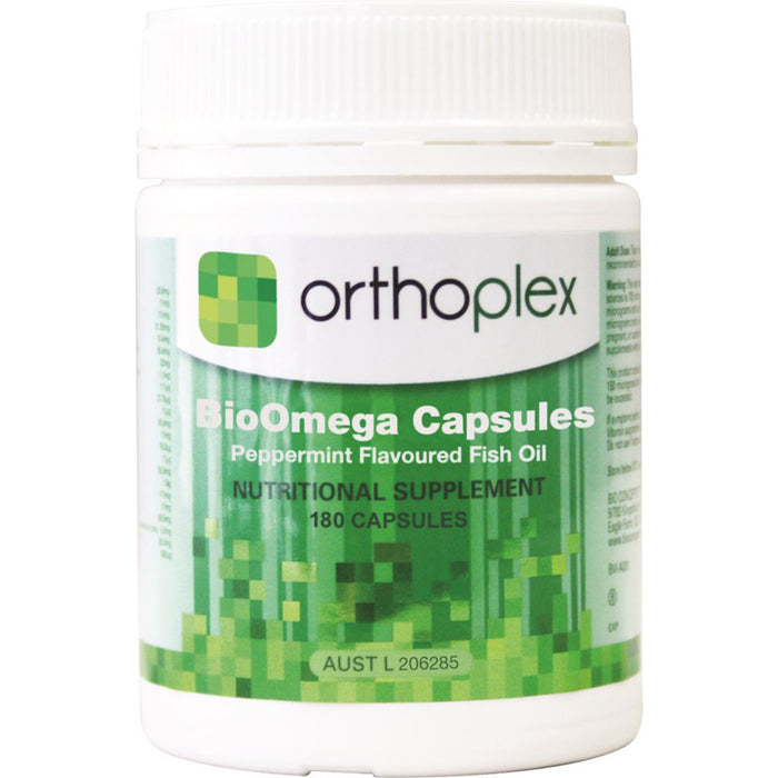Orthoplex BioOmega 180 capsules Fish Oil Omega-3