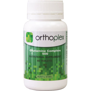 ORTHOPLEX Glutamine Complex 500 60 tabs 10% off RRP | HealthMasters