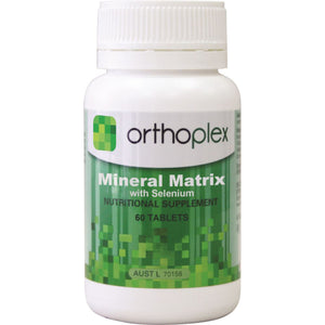 ORTHOPLEX Mineral Matrix with Selenium 60 tabs 10% off RRP | HealthMasters