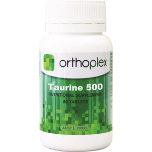 ORTHOPLEX Taurine 500 60 tabs 10% off RRP | HealthMasters