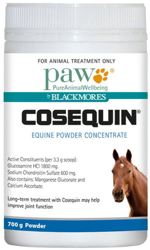 PAW By Blackmores Cosequin Equine Powder Concentrate 700g Powder 10% off RRP at HealthMasters PAW by Blackmores