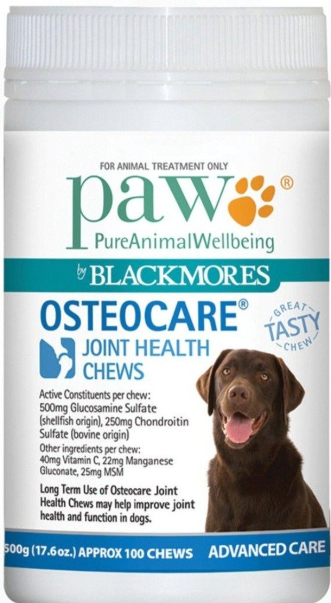 PAW By Blackmores OsteoCare Joint Health Chews 500g