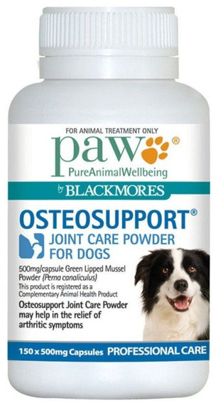 PAW By Blackmores OsteoSupport Joint Care For Dogs 150c 10% off RRP at HealthMasters PAW by Blackmores