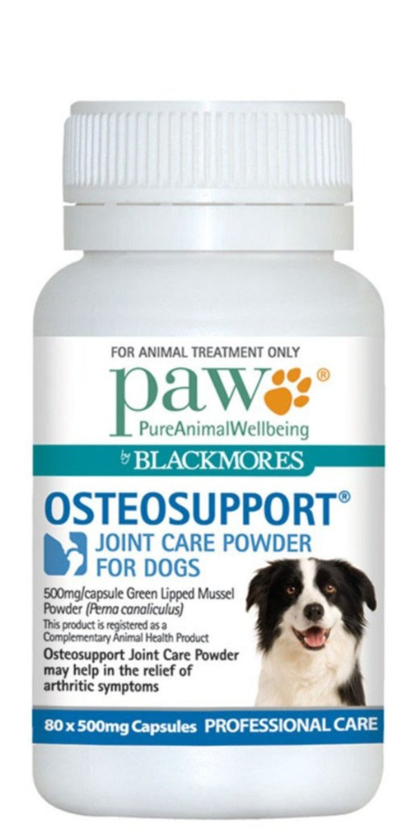 PAW By Blackmores OsteoSupport Joint Care For Dogs 80caps