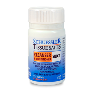 Schuessler Tissue Salts Silica 125tabs 10% off RRP at HealthMasters Schuessler Tissue Salts