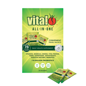 Vital Greens Vital-All-In-One 10g Sachets x 30 Pack 10% off RRP at HealthMasters Vital Greens
