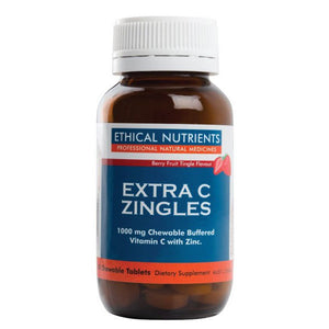 Ethical Nutrients Immuzorb Extra C Zingles Berry 50 Chewable Tabs | HealthMasters