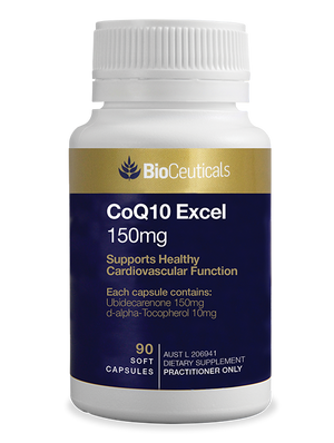 BioCeuticals CoQ10 Excel 150mg 90 soft caps 10% off RRP | HealthMasters BioCeuticals