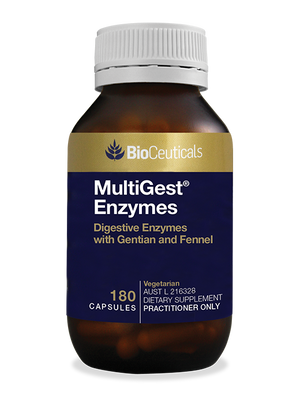 BioCeuticals MultiGest Enzymes 180 caps 10% off RRP | HealthMasters