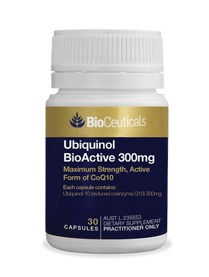 BioCeuticals Ubiquinol BioActive 300mg 30 soft caps 10% off RRP | HealthMasters BioCeuticals