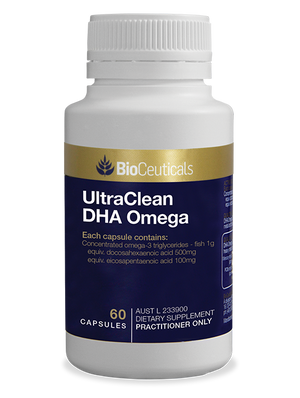 BioCeuticals UltraClean DHA Omega 60 soft caps 10% off RRP | HealthMasters