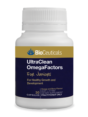 BioCeuticals UltraClean OmegaFactors for Juniors 60 softgel caps 10% off RRP | HealthMasters