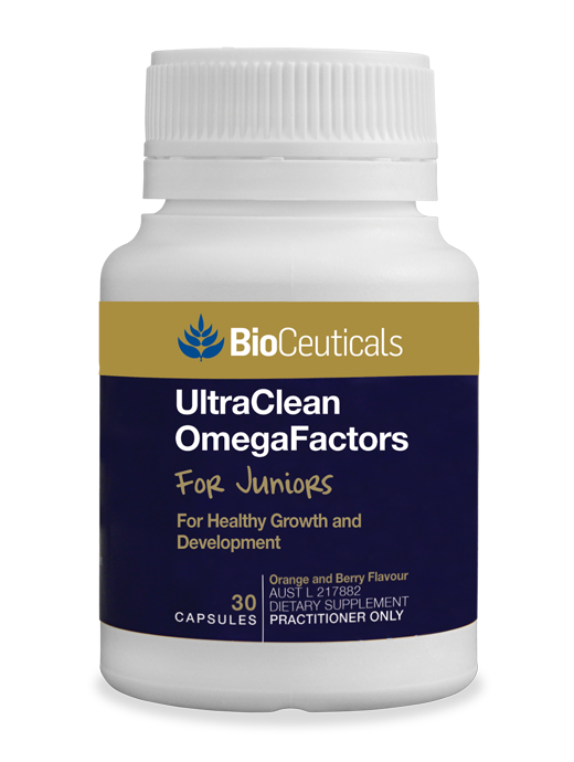 BioCeuticals UltraClean OmegaFactors for Juniors 60 softgel caps